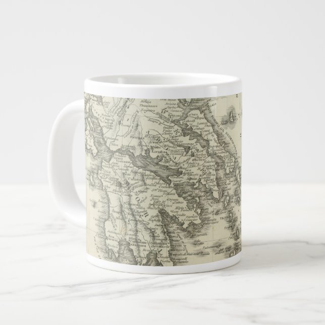 Caneca De Café Grande Grécia 16 (Frente Esquerda)