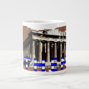 Caneca De Café Grande Grécia de Atenas Parthenon