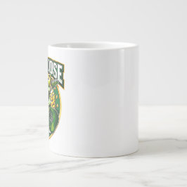 Caneca De Café Grande Green Goose Skull Vilseck 