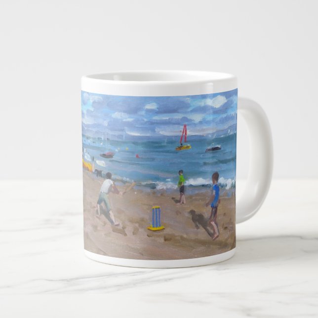 Caneca De Café Grande Grilo Abersoch 2013 da praia (Frente Esquerda)