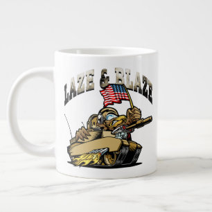 Caneca De Café Grande GRITAR A LAZE E BLAZE 20oz Coffee Mug