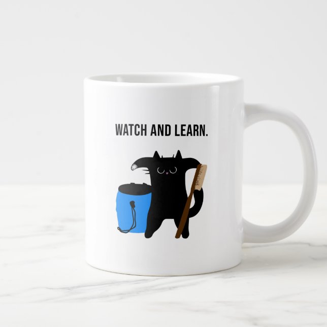 Caneca De Café Grande Grumpy Cat Teaches Climbing Collection (Direita)