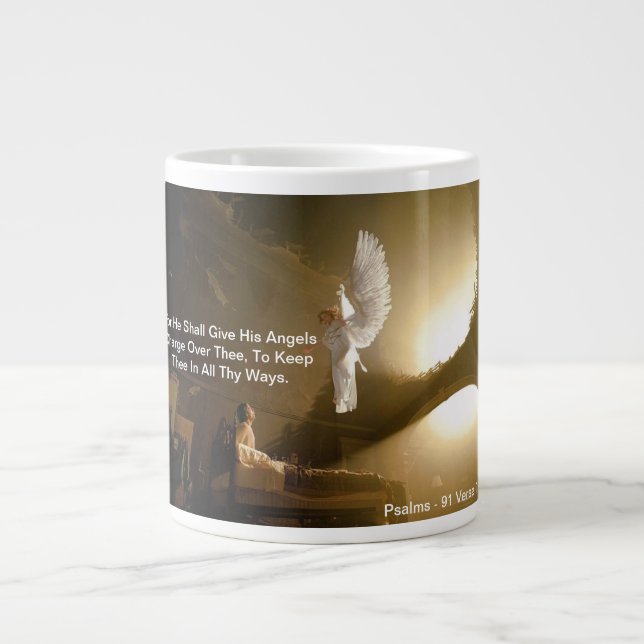Caneca De Café Grande Guardian Angel Jumbo Mug (Frente)