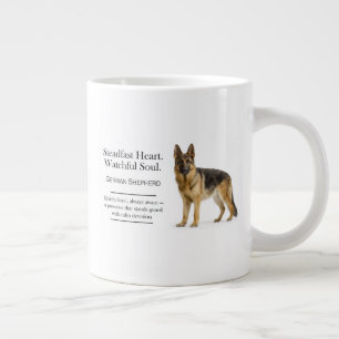 Caneca De Café Grande Guardião de Lealdade Pastor Alemão