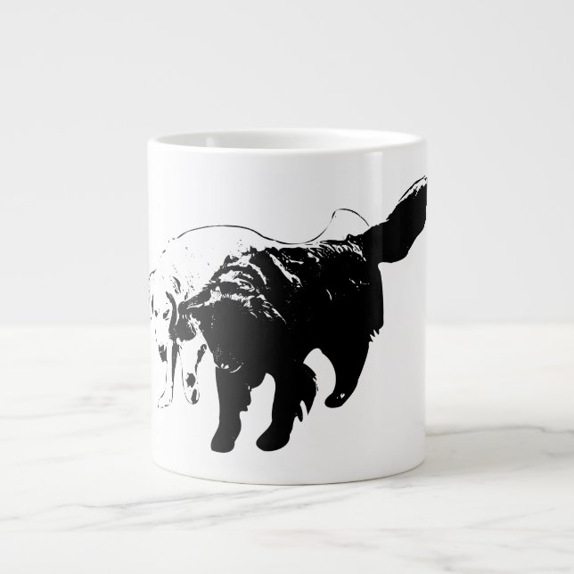 Caneca De Café Grande Guardiões do Caminho de outubro (Frente)
