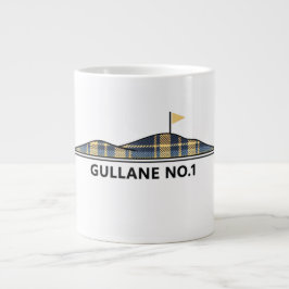 Caneca De Café Grande Gullane Golf Presente Escocês de Golfe Tartan