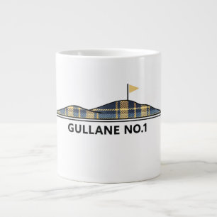 Caneca De Café Grande Gullane Golf Presente Escocês de Golfe Tartan 