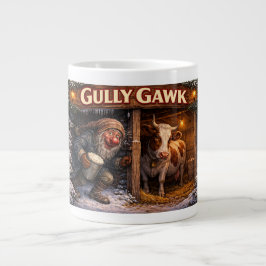 Caneca De Café Grande Gully Gawk Icelandic Yule Lad postcard