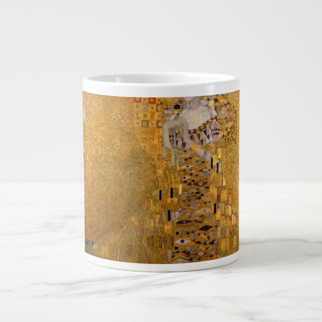 Caneca De Café Grande Gustav Klimt - Adele Bloch-Bauer I. (Frente)