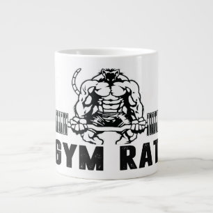 Caneca De Café Grande Gym Rat