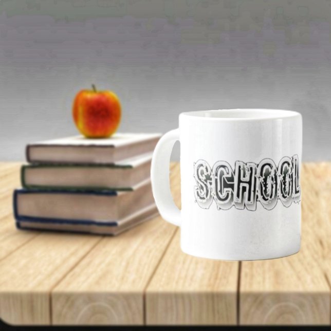 Caneca De Café Grande H. Metal translúcido-Wht (Choose a coffee mug which has a design that appeals to you, or choose as gifts, for loved ones!)