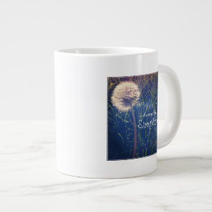 Caneca De Café Grande Há Beleza Na Simplicidade