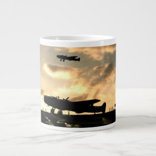 Caneca De Café Grande Hadley Page Halifax Bomber Em Segurança.