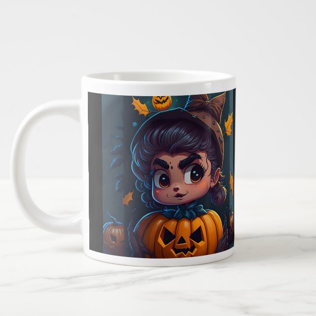 Caneca De Café Grande Halloween (Esquerda)