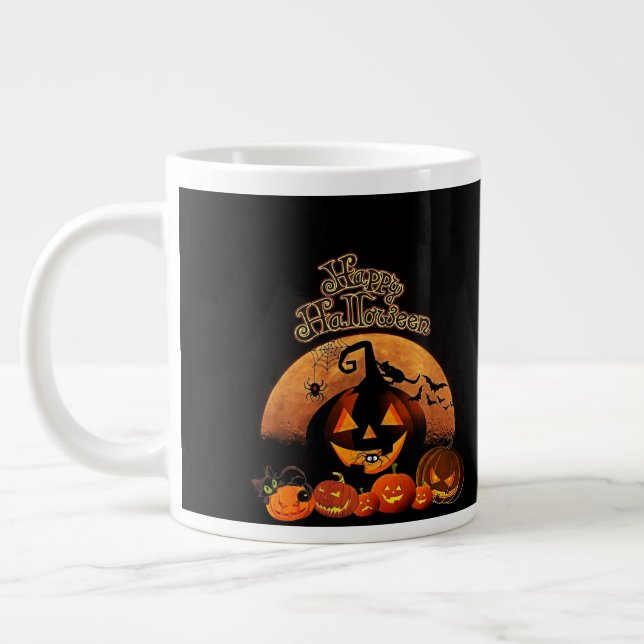 Caneca De Café Grande Halloween (Esquerda)