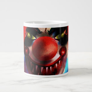 Caneca De Café Grande Halloween Horror Scary Palhaço Personalizado