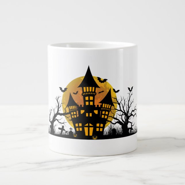 Caneca De Café Grande Halloween Jumbo Mugs (Frente)