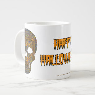 Caneca De Café Grande Halloween Skull Specialty Mug