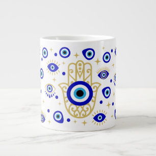Caneca De Café Grande Hamsa Mau Eye Specialty Mug