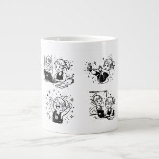 Caneca De Café Grande happy