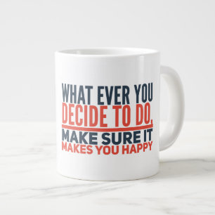 Caneca De Café Grande Happy Jumbo Mug