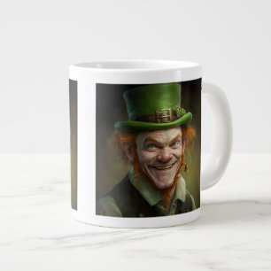 Caneca De Café Grande Happy Leprechaun Jumbo Mug