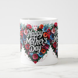 Caneca De Café Grande Happy Mother's day