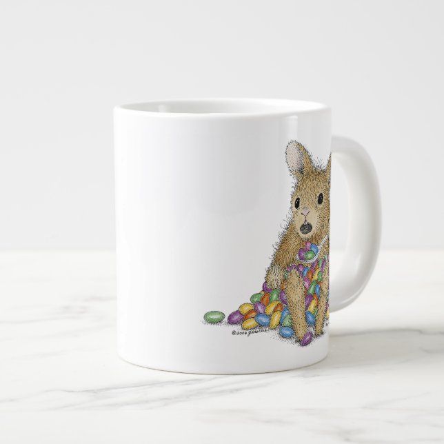 Caneca De Café Grande HappyHoppers® - Jumbo Mug (Frente Esquerda)