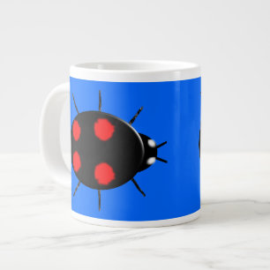 Caneca De Café Grande Harlequin Ladybird Mug