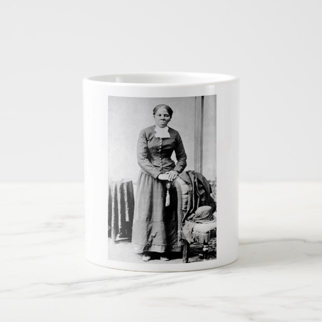 Caneca De Café Grande Harriet Tubman Conductor Underground Railroad (Frente)