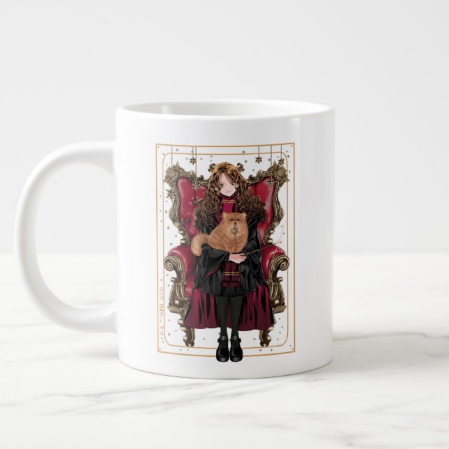 Caneca De Café Grande HARRY POTTER™ | Anime Hermione Granger Sentado (Esquerda)