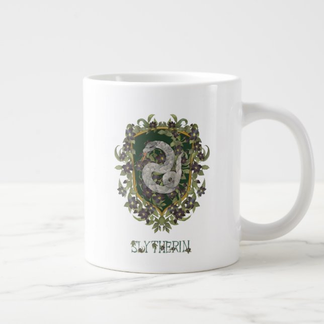 Caneca De Café Grande HARRY POTTER™ | Derrame SLYTHERIN™ (Direita)
