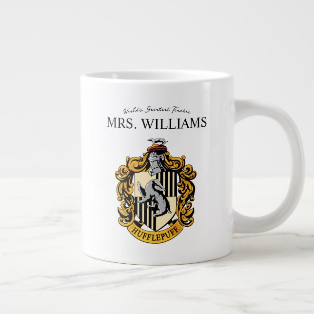 Caneca De Café Grande Harry Potter | Professor Hufflepuff Personalizado (Direita)