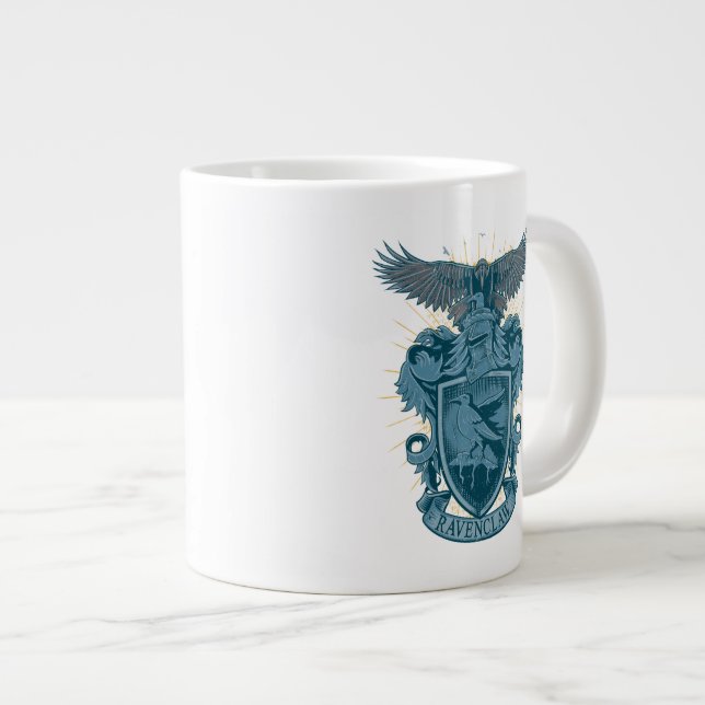 Caneca De Café Grande Harry Potter | Ravenclaw Crest (Frente Esquerda)