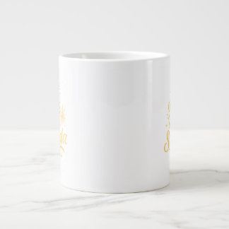 Caneca De Café Grande Haz que Suceda ✨ | Golden Sunrise Design