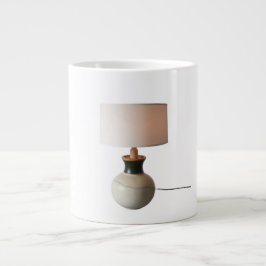 Caneca De Café Grande Heavy-Base Ceramic Lamp