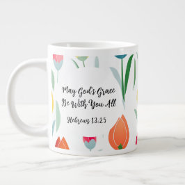 Caneca De Café Grande Hebrews 13:25 Coffee Mug