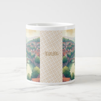 Caneca De Café Grande Heidelberg, Alemanha, Heidelberg, Cidade da Beleza