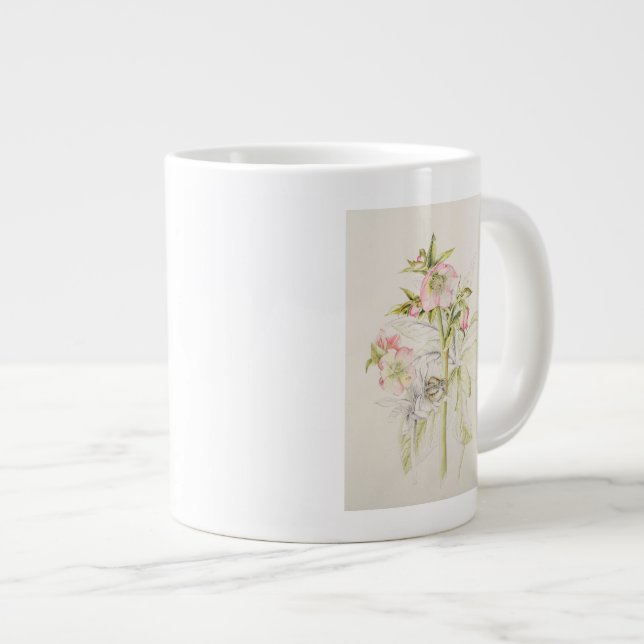 Caneca De Café Grande Hellebores (Frente Esquerda)