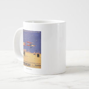 Caneca De Café Grande Henry Farman voa em Issy-les-Moulineaux