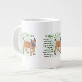 Caneca De Café Grande Herança do Amor, Malinois Belga