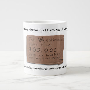 Caneca De Café Grande Heróis e Heróis da América do Café Mug