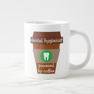 Caneca De Café Grande Higienista Dental Personalizável Com Café