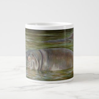 Caneca De Café Grande Hippo Mug Jumbo 20oz