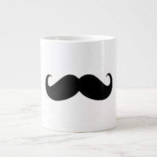 Caneca De Café Grande Hipster bigode jumbo Mug
