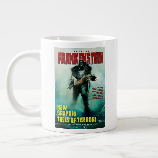 Caneca De Café Grande Histórias de Frankenstein Coffee Mug (Esquerda)
