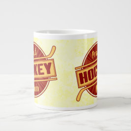 Caneca De Café Grande Hockey com orgulho Mamãe Café Mug Tea Cup