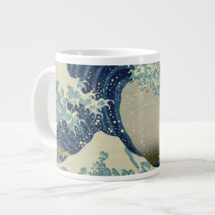 Caneca De Café Grande Hokusai é a onda de Excelentes de Kanagawa
