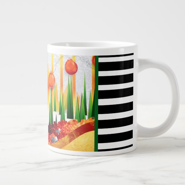 Caneca De Café Grande Holiday within the Pines! (Direita)