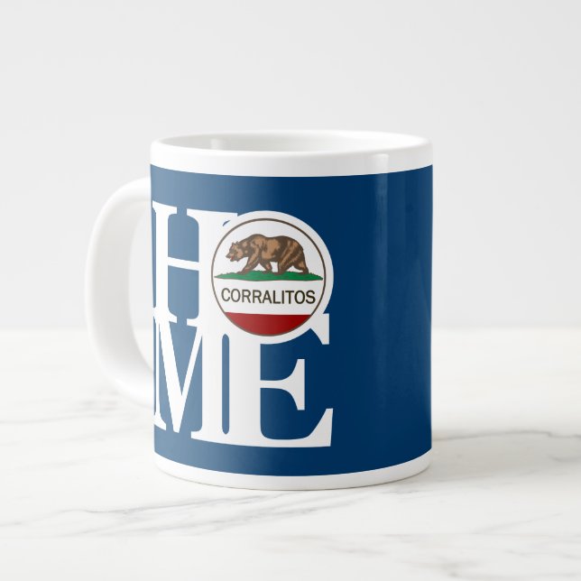 Caneca De Café Grande HOME Corralitos 20oz Mug Blue (Frente Esquerda)